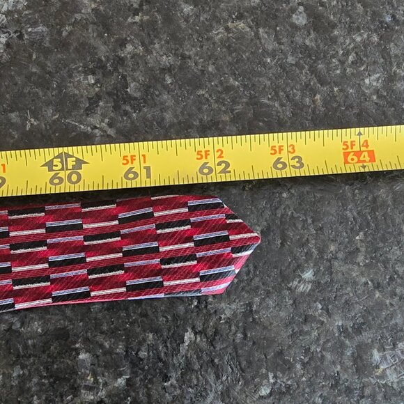 Stafford Men's Tie, 100% Silk, Extra Long - Picture 6 of 7